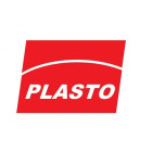 Plasto - 130438 - double chien de porte texture fourrure  de 80cm