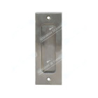 Poignée cuvette inox rectangulaire à encastrer