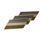 Pointes en bande 34° 2.8x70 Annelées Acier Tête en D - Sans gaz - Boite de 2200 clous - ARCA - SPB343170RS