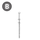 Pointes en rouleaux 16° - Série COILS annelée - Alsafix