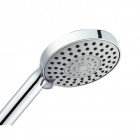 Pommeau de douche extra-large 5 jets chromé anticalcaire