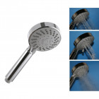 Pommeau de douche moderne large 5 jets chromé anticalcaire