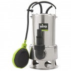 Pompe d'évacuation vito pour eaux chargées 550w - vide cave - piscine, eaux de pluie câble électrique 10m