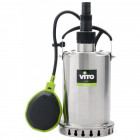 Pompe d'évacuation vito pour eaux claires 500w - vide piscine, eaux de pluie - câble électrique 10m