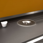 Poubelle encastrable Recycle pour plan de travail de cuisine Acier inoxydable