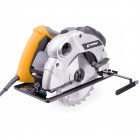 Scie circulaire à bois avec laser 2250 w 2 disques 185 mm 24/40 dents
