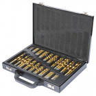Coffret de 170 forets plaques titane HSS de 1 a 10 mm, PRFE170HSS-M