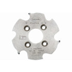 Fraise à rainurer P-system CNC DP (diamant) 100.4x7x30 mm Z3 NL 4x6.6x48 mm - LAMELLO - 132142