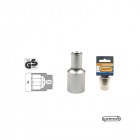 Douille 6 pans 1/4 n°4 à 14 acier crv s2 - Embout au choix