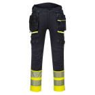 Pantalon de travail holster haute visibilité de classe 1 dx4 - jaune / noir - Taille au choix 