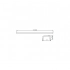 Profilé aluminium circulaire ruban led - 1 mètre