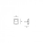 Projecteur de jardin advance led largeur 110 cm 1 ampoule
