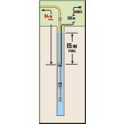 Pompe pour puits 1100W Ribimex grande profondeur
