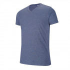 T-shirt de travail col v manches courtes kariban mélange