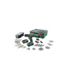 Perceuse visseuse à percussion psb 1800 li-2 2x1,5ah systembox + acc bosch - 06039a330k