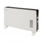 Radiateur convecteur mobile turbo 2 vitesses + ventilation integrée 2000w chauffage d'appoint