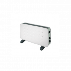 Radiateur electrique d'appoint niklas 2000w blanc biscotto chauffage d appoint 2 positions thermo-convecteur modern design