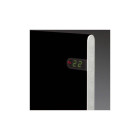 Radiateur électrique adax - noir - 600 w - 870x200x90mm - neo basic nl06 kdt