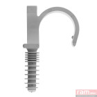 Seau 100 RAMCLIP® gris simple 22mm pour gaines souples - 55822