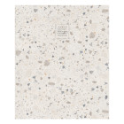 Receveur de douche en résine extra plat à poser 100x140cm - terrazzo ivoire  - origine