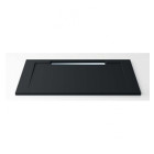 Receveur de douche hidrobox 80 x 120 extraplat noir caniveau lisse moon y