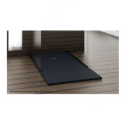 Receveur de douche hidrobox 80 x 80 extraplat noir texture lisse neo