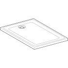 Receveur céramique GEBERIT Renova - 140 x 80 extra-plat à poser/encastrer - 00729800000AG3