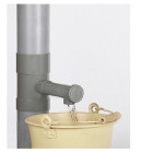 Récupérateur eau de pluie 100 mm gris Ose