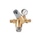 Réducteur de pression à cartouche filtrante et bol transparent - 1/2" CALEFFI R53515F