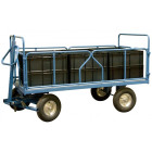 Remorque industrielle tractable 2000 x 1000 mm 1000 kg - 870007138