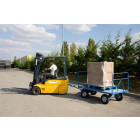 Remorque industrielle tractable 2500 x 1200 mm 1000 kg - 870007121