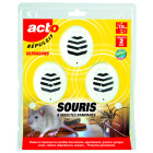 Répulsif ultrasons souris - insectes rampants - araignées - lot de 3