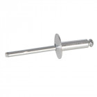 Rivets aveugles avec tête à bride ouverte, 150 pcs - Longueur tige 4,8 x 16 mm / 9,5 - 11,5 mm