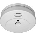 Détecteur de fumée SMARTWARES certifie CE Ø10 CM Pile 9V incluse - RM144CHQ