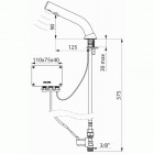 Robinet binoptic lavabo m3/8 sur secteur 230/12 v + transformateur