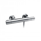 Robinet thermostatique de douche mural - chromé - essentiel