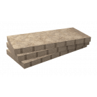 Panneau isolant rigide en laine de roche Rockcomble de Rockwool (palette) - épaisseur et largeur au choix