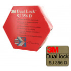 Ruban adhésif acrylique vhb 3m dual lock sj356d