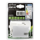 1 mètre blanc avec interrupteur - strip led ip20