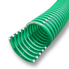 Tuyau d'aspiration 5 m à pression diamètre 38 mm (1 1/2") spirale renforcement vert 