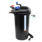 Filtre de bassin à pression uv 18 watts 30 000 litres nettoyage facile