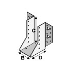 Sabot aile extérieure 60 x 160 x 2,0 Alsafix - SE060160