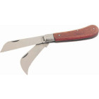 Couteau pour électricien SAM OUTILLAGE 2 lames dont une serpette 70 mm - 371
