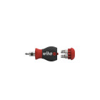 Tournevis avec magasin d'embouts Stubby - Jeu mixte de 7 embouts doubles - WIHA - 43613