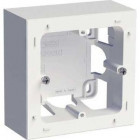 Odace styl, boîte pour montage en saillie blanc, 1 poste schneider electric