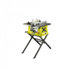 Scie sur table électrique ryobi 1800w 254mm - piètement rétractable - rts1800s-g