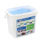 Seau de 3 x 100 cales plates universelles sécables en 4