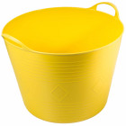 Seau souple 43l jaune avec poignées