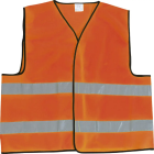 Gilet de sécurité haute visibilité - Orange - XL/XXL - T5/6 - LMA - 500582 TXL/2XL ORANGE