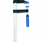 Serre-joint en fonte malléable, Capacité de serrage : 200 mm, Portée 100 mm, Glissière 27 x 7 mm